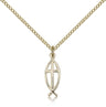 Ichthus Fish with Cross Pendant for Women