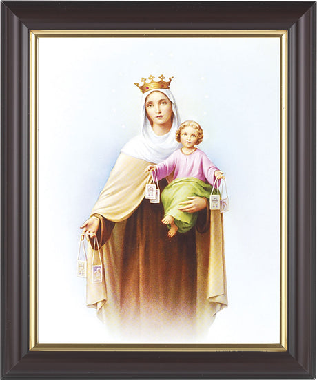 Our Lady of Mt. Carmel 8x10 Framed Print Under Glass