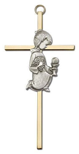 First Communion Girl Cross  6 inch