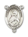Immaculate Heart of Mary Rosary Centerpiece Sterling Silver or Pewter