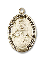 Women's Have Mercy on Us Scapular Medal Necklace