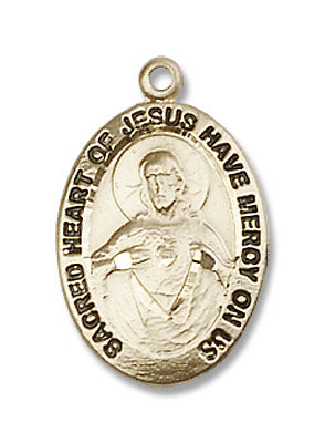 Women's Have Mercy on Us Scapular Medal Necklace