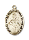 Women's Have Mercy on Us Scapular Medal Necklace