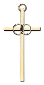 Wedding Rings Cross 4'