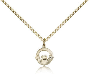 Child's Open Cut Claddagh Pendant