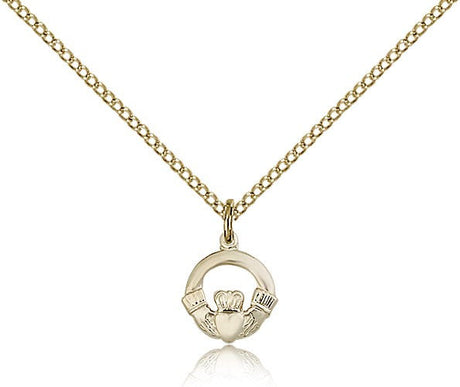 Child's Open Cut Claddagh Pendant