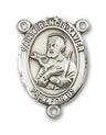 St. Francis Xavier Rosary Centerpiece Sterling Silver or Pewter