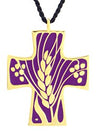 Vine and Grapes Cross Pendant / Eucharistic Minister Pendant