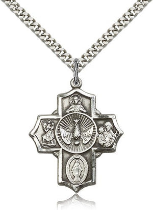 Men's 5-Way Medal with Pointed Tips