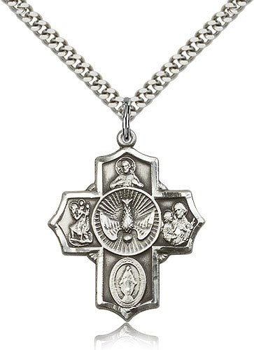 Men's 5-Way Medal with Pointed Tips