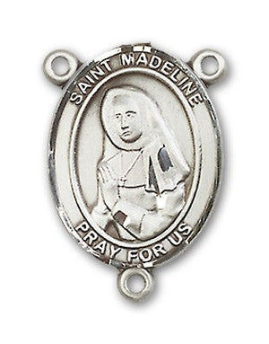 St. Madeline Sophie Barat Rosary Centerpiece Sterling Silver or Pewter