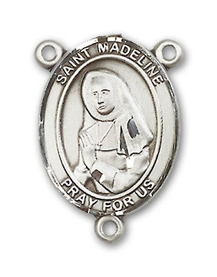 St. Madeline Sophie Barat Rosary Centerpiece Sterling Silver or Pewter