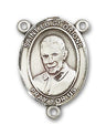 St. Luigi Orione Rosary Centerpiece Sterling Silver or Pewter