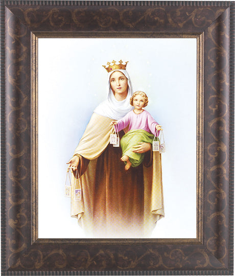 Our Lady of Mt. Carmel 8x10 Framed Print Under Glass