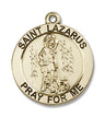 Round Saint Lazarus Medal for Men