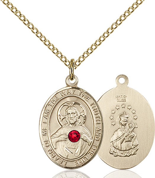 Women's Oval Sacred Heart Pendant