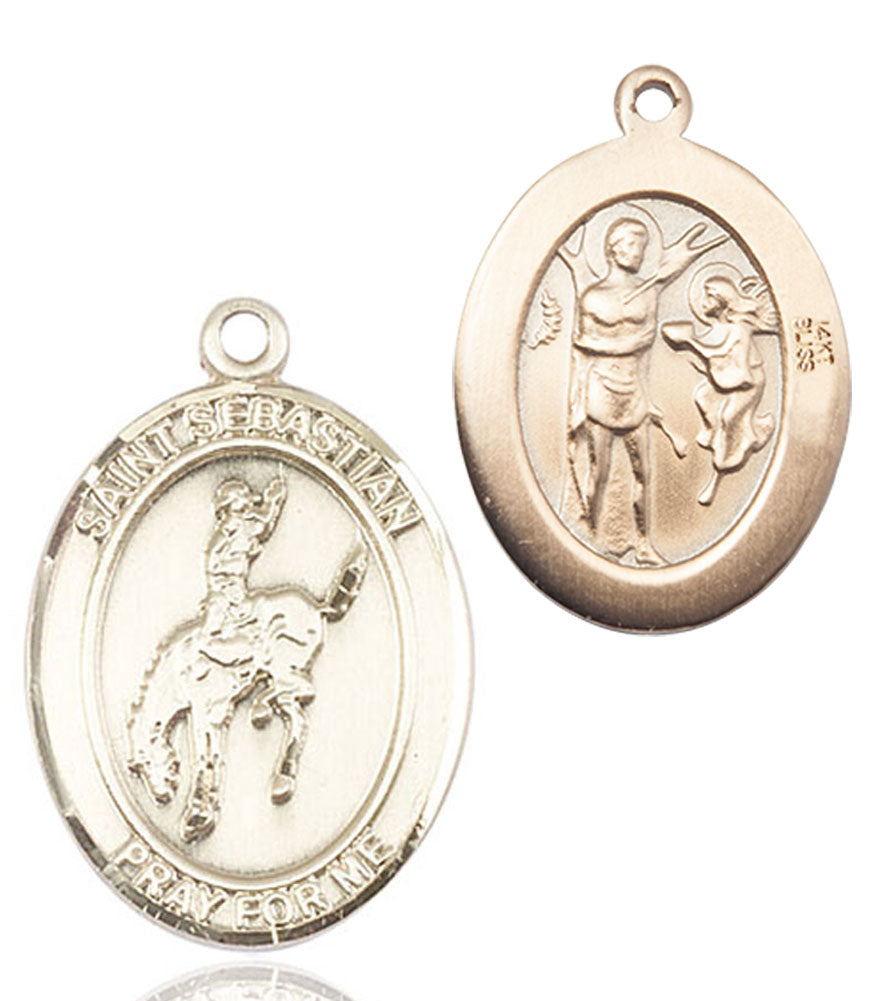 St. Sebastian Rodeo Medal
