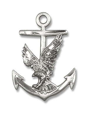 Anchor and Eagle Pendant