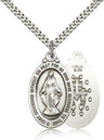 Men's Smaller Miraculous Medal Necklace