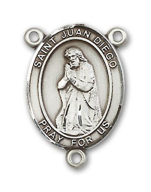 St. Juan Diego Rosary Centerpiece Sterling Silver or Pewter