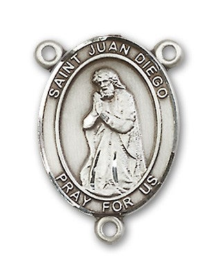 St. Juan Diego Rosary Centerpiece Sterling Silver or Pewter