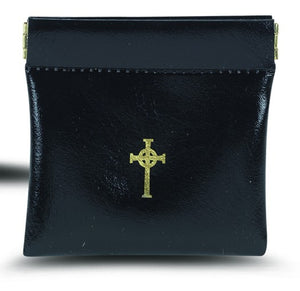 Black Vinyl Rosary Case