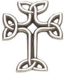 Celtic Knot Cross Lapel Pin - 1' H