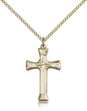 Women's Flared Tip Cross Pendant