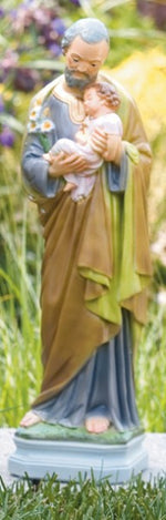 St. Joseph with Child Statue 16.5