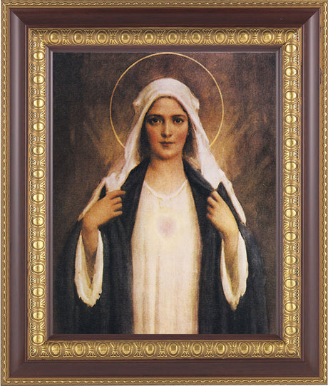 Immaculate Heart of Mary 8x10 Framed Print Under Glass