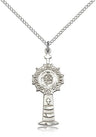 Child Size Heart End Crucifix Necklace
