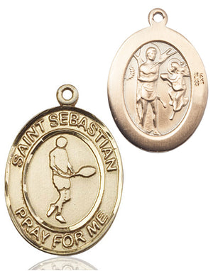 St. Sebastian Tennis Medal