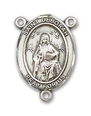 St. Deborah Rosary Centerpiece Sterling Silver or Pewter