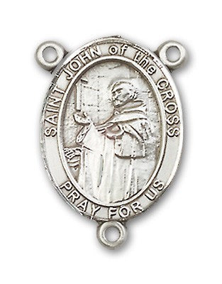 St. John of the Cross Rosary Centerpiece Sterling Silver or Pewter