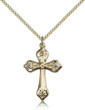 Dainty Tip Women's Cross Necklace