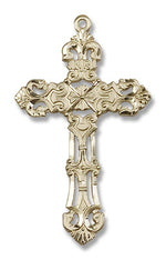Cross Pendant Fleur de Lis