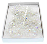 Crystal Lasso Wedding Rosary with Silver-tone Accents