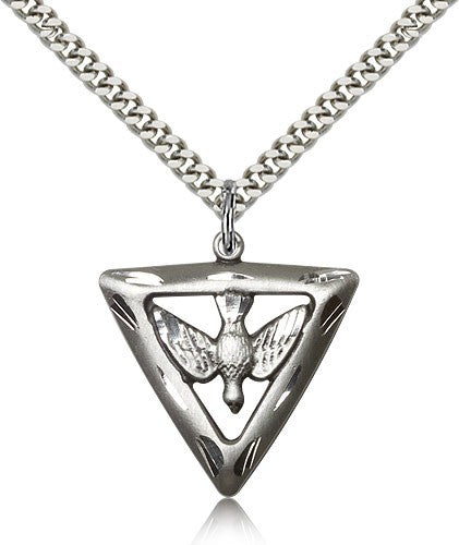 Women's Holy Spirit Triangle Pendant