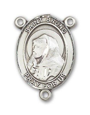 St. Bruno Rosary Centerpiece Sterling Silver or Pewter