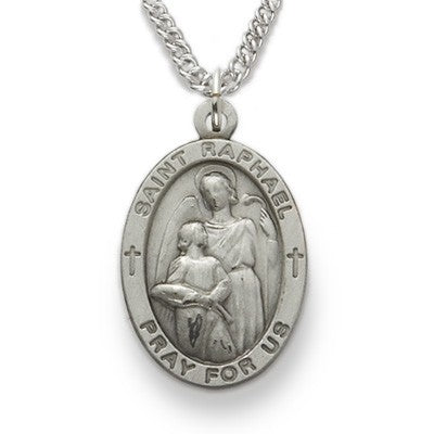 St. Raphael Sterling Silver Medal