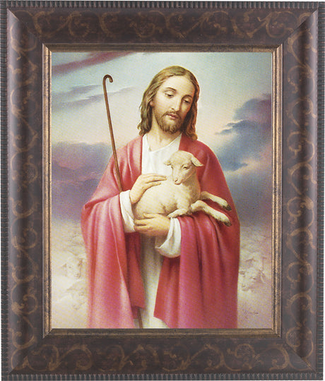Jesus the Good Shepherd 8x10 Framed Print Under Glass