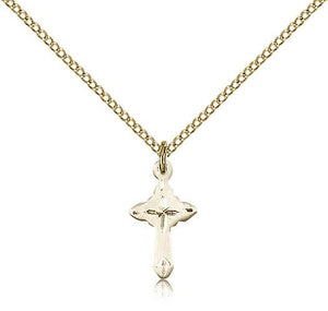 Etched Cross Pendant
