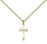 Etched Cross Pendant