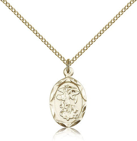 Oval St. Michael Medal