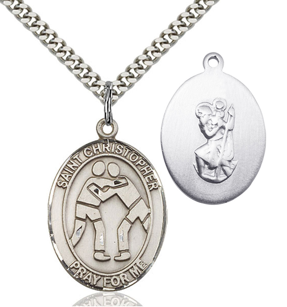 St. Christopher Wrestling Medal