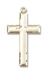 Matte Cross Pendant with Etchings