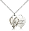Our Lady of Guadalupe Heart Shaped Quinceañera Medal