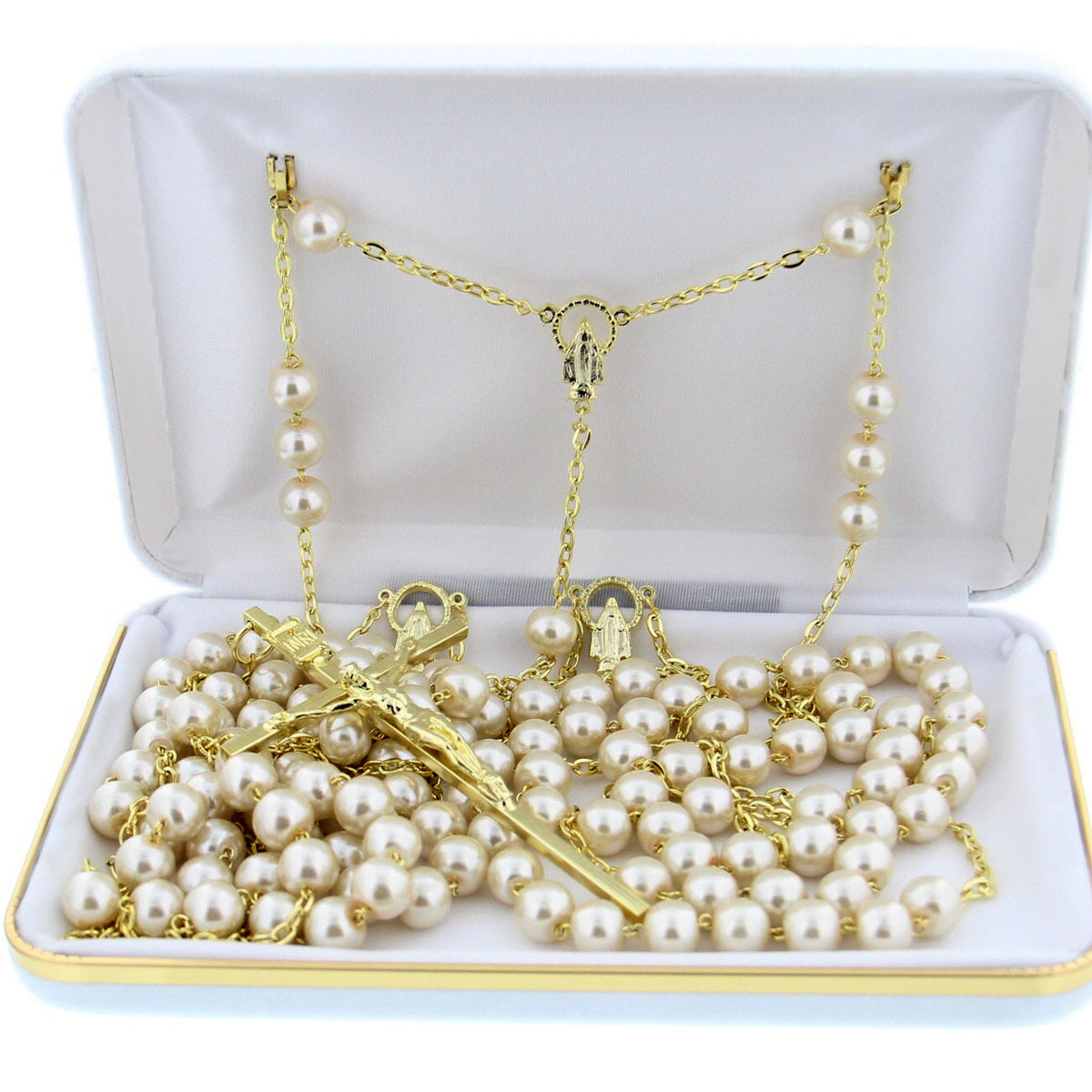 Pearl Lasso Wedding Rosary