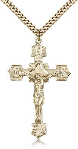 IHS Men's Crucifix Pendant