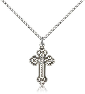 Russian Cross Medal Necklace